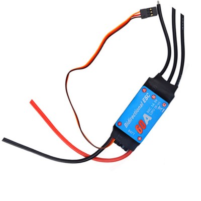 无刷双向电调水下推进器车模船模电机马达风动船20A30A40A50A60A