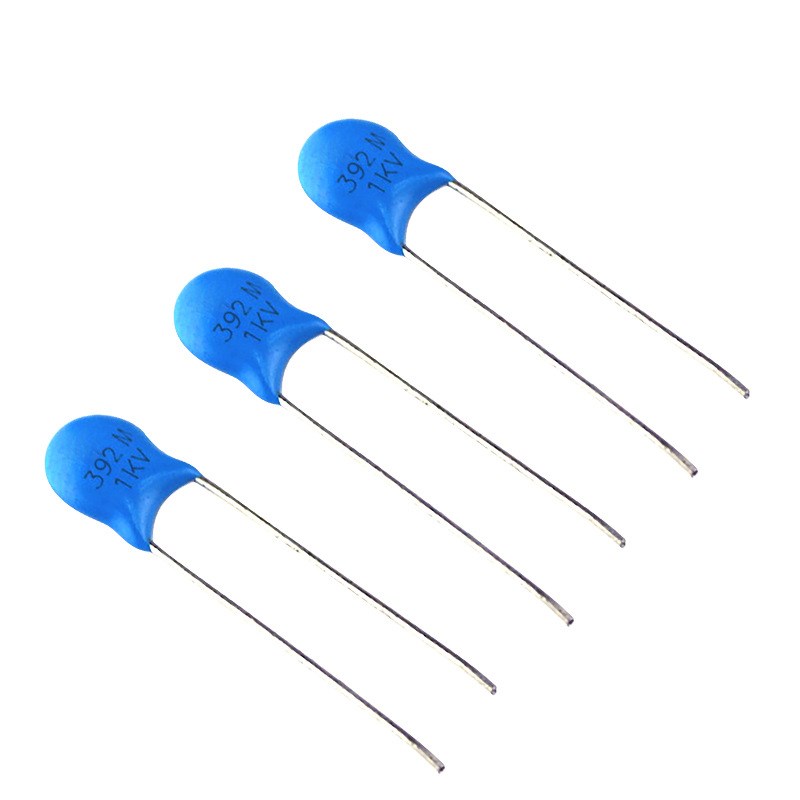 瓷片电容 插件1KV392M 片径7mm 3.9NF 3900PF 20% 392M/1KV