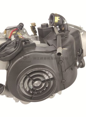 踏板摩托车GY6-50/80CC发动机总成10寸轮40CM669皮带