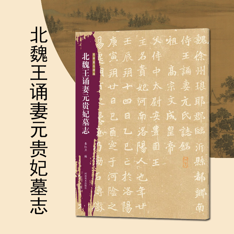 北朝墓志精选北魏王诵妻元贵妃墓志字帖临摹书法碑帖河南美术出版