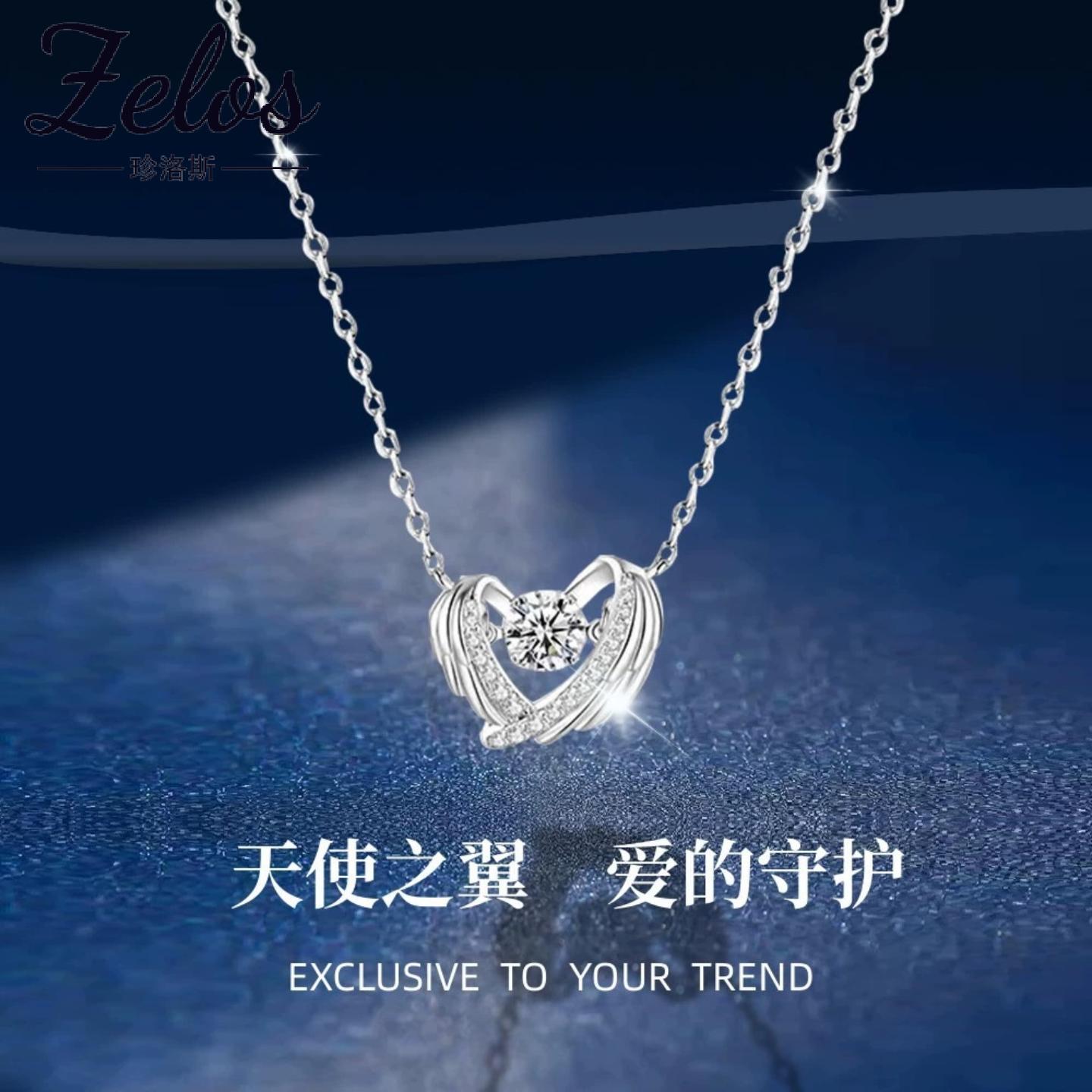 S999足银小众设计感锁骨链