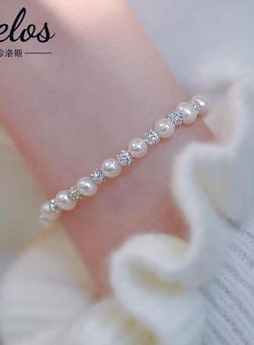 天然淡水珍珠手链高级感通勤款