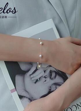 珍珠满天星手链女轻奢可调节