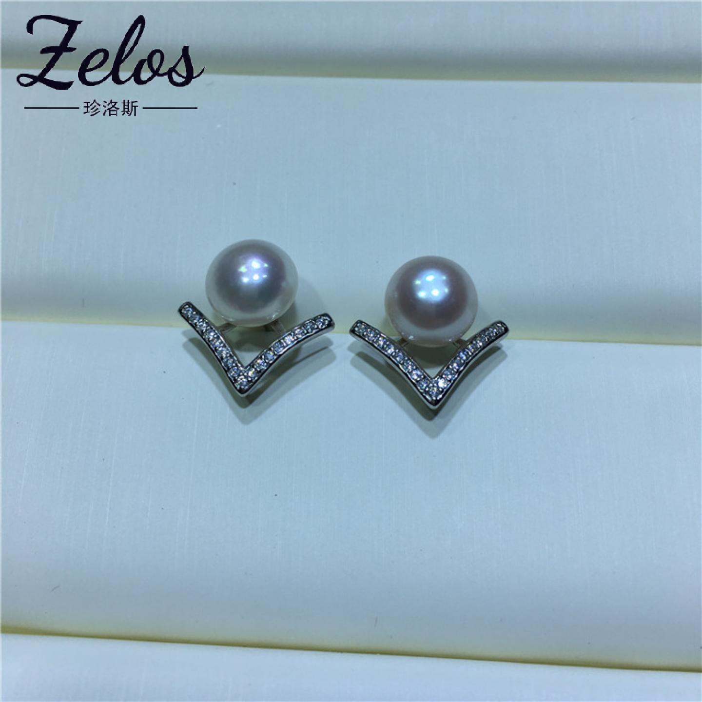 经典款S925纯银珍珠耳钉