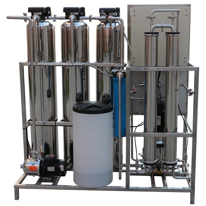 0.5吨小时直饮水处理净水器一体一级RO反渗透纯水设备304全不锈钢