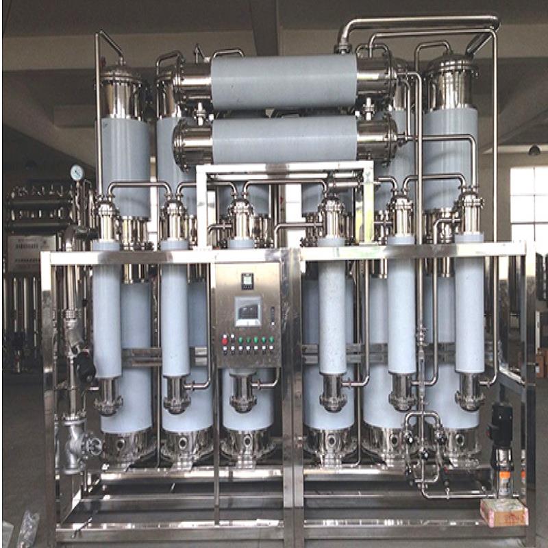 电加热多效蒸馏水机药厂用多效蒸馏水机