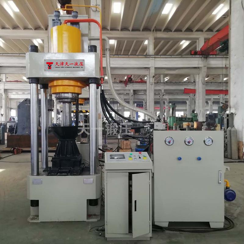 直销315吨铝屑压块机315t废旧金属屑铜铁屑粉末成型机液压机