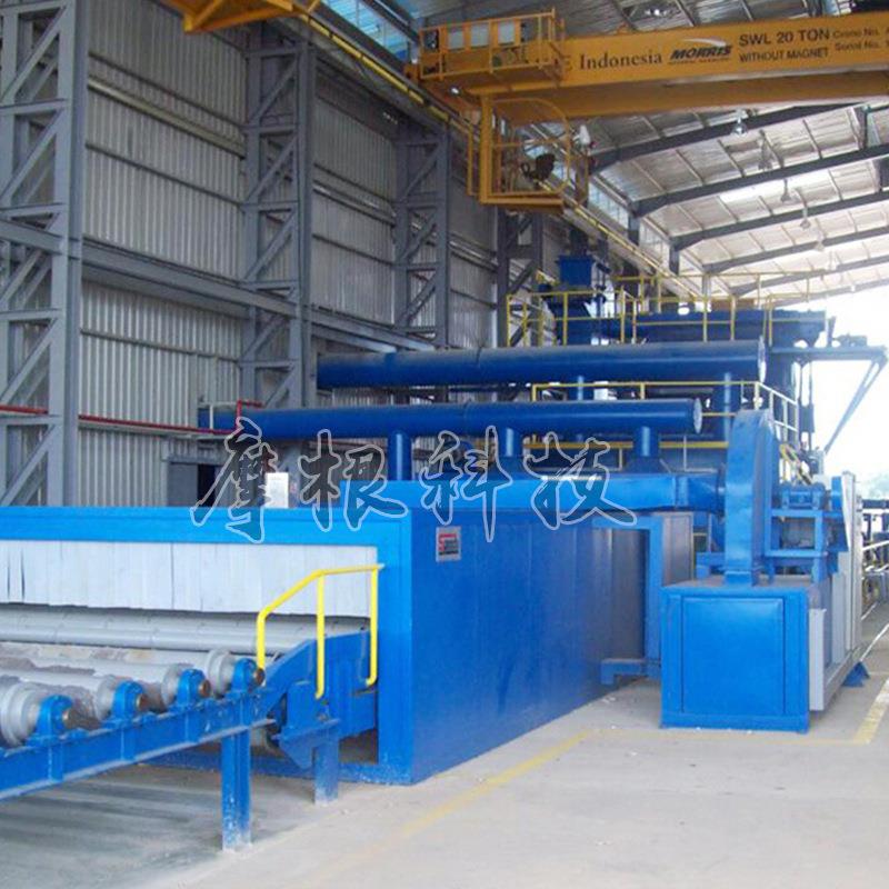 供应通过式抛丸除锈机型材抛丸机钢材抛丸机