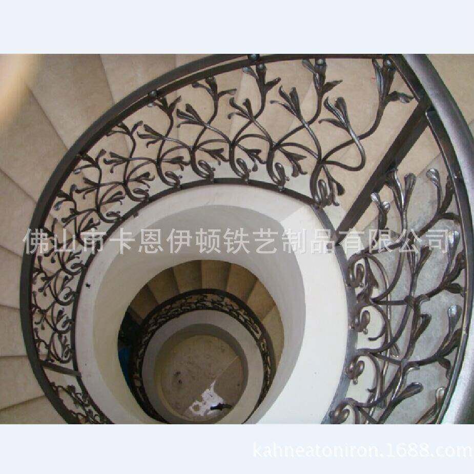 欧式手锻锌钢铁艺楼20251116扶手不工造锈钢护栏梯艺术栏杆厂家安