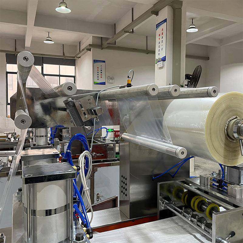 生鲜海物冰袋包装机自吸QMF水无纺生布冰鲜机袋包装电商冷藏冰袋