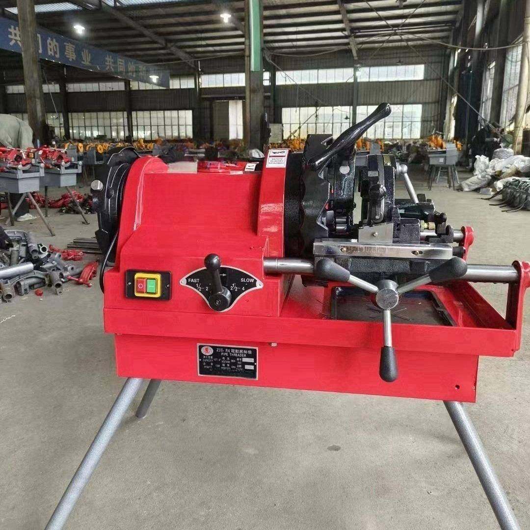 2寸3寸4寸电机动套管丝机不锈管AZR水车丝高速大功率绞丝切钢管机