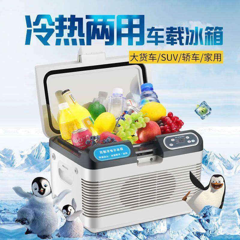 cpp车载冰24VSFU货车冰箱制冷冻冷藏汽V车迷你小型冰12V220箱车箱