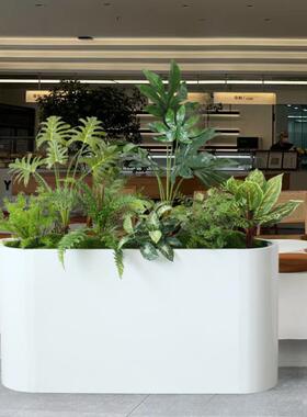 仿真绿植厅装造景室内37984花箱搭配景观售楼假处商场餐户外植物