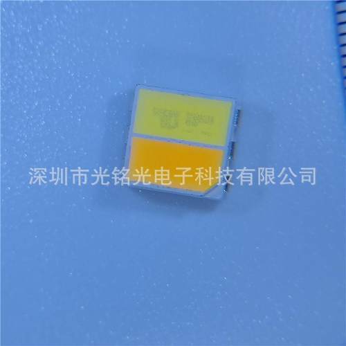 厂家505冷白温暖白双色6脚5054正白灯条贴专用片发光GMG-5050灯珠