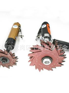 角砂砂八瓣砂纸缝隙毛抛刺砂纸JVY布木工木雕根雕家具八光打磨工