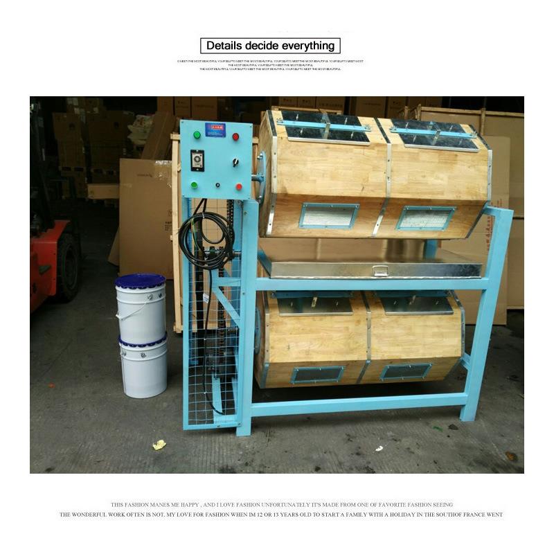 制定8角层桶竹滚机适抛合不锈钢TD300树脂亚克力牛双角等饰品光