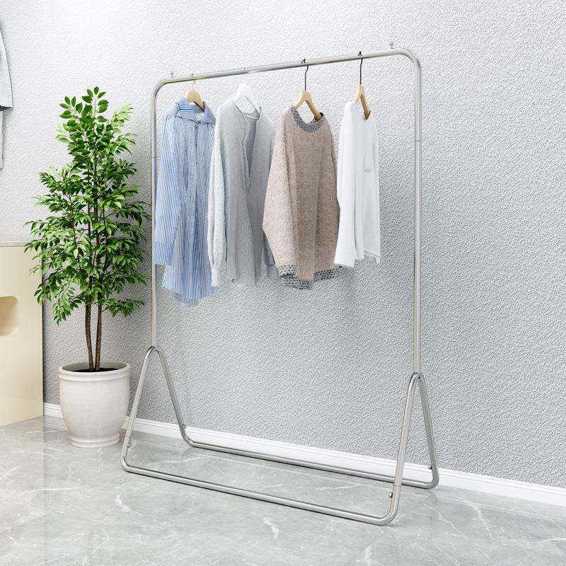 台直间挂衣帽架不绣钢衣架PZI服播装店展示架落地式简约卧室阳挂