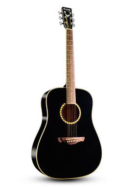 supug谣GD3gd350504寸民他黑色亮光缺角圆角吉它1民谣木吉他吉乐