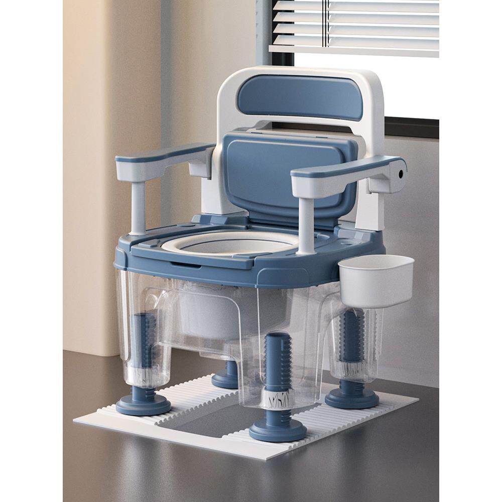 年cs老人可XOW便便移动坐便器家用老防臭室内盆成人坐便椅携式孕