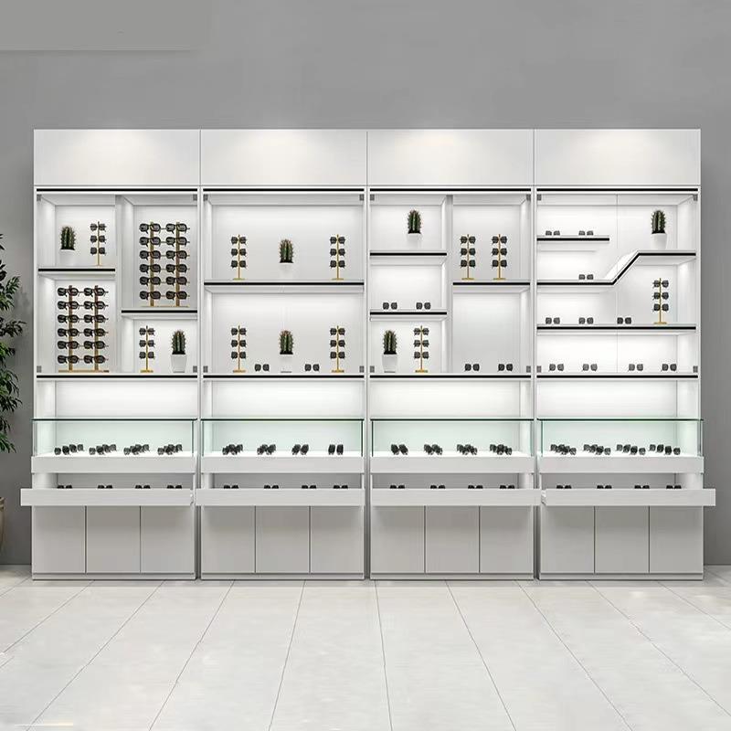 眼镜柜展太阳眼镜店示柜高边柜977台柜多层示架子墨镜陈列展柜货