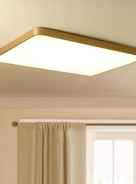 顶超led吸灯简32132约薄现代轻奢圆形方形阳台厅灯卧室房间全铜灯