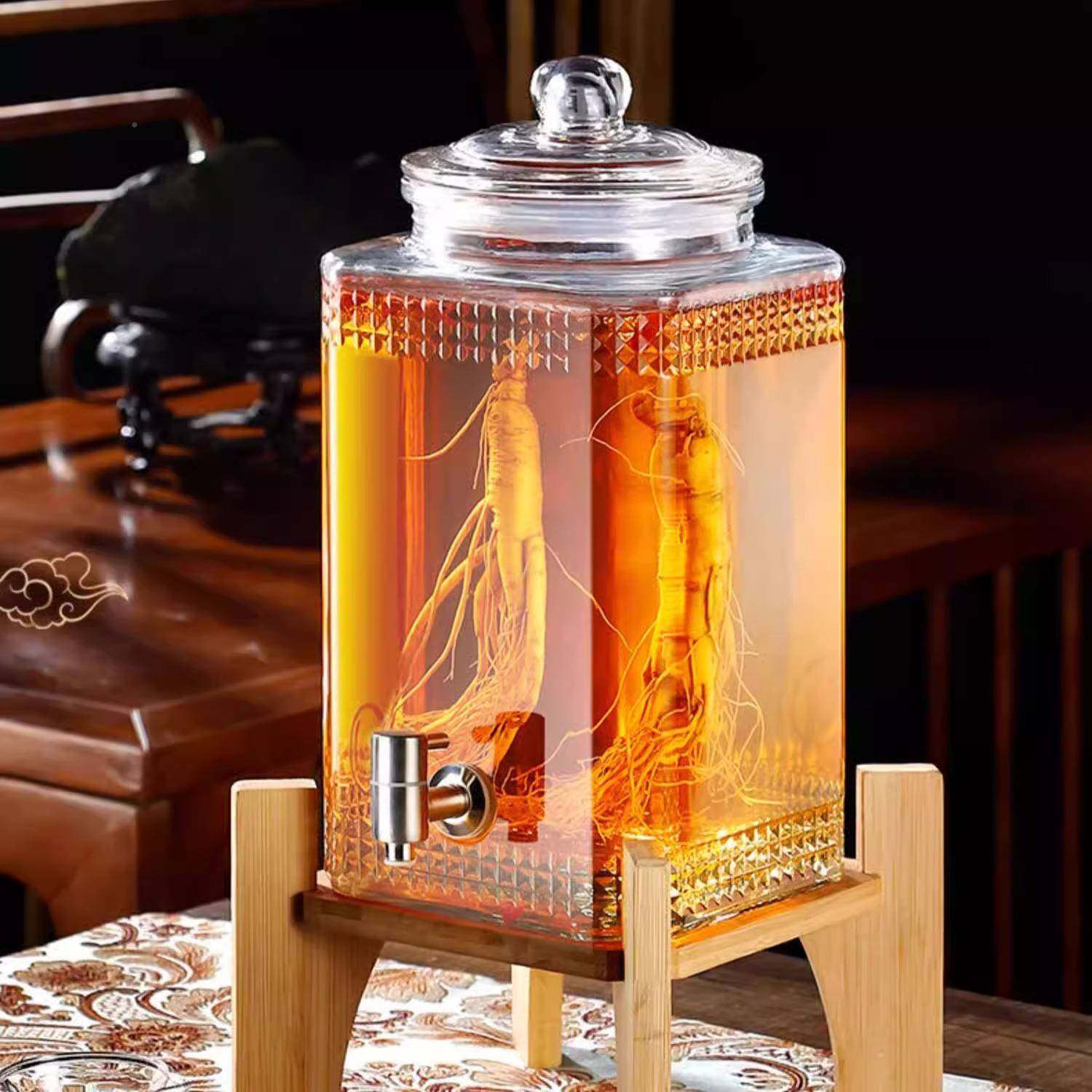 酒带酒WAI龙坛子缸罐头家用人参密封酒酒包邮