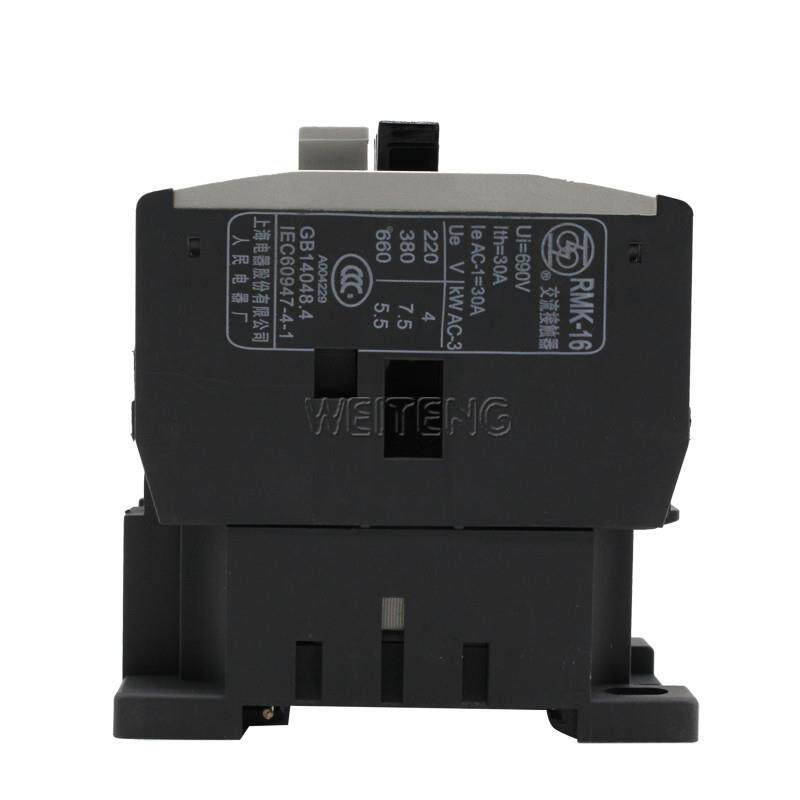 上牌RMK-16-35590-107交流接触器0上海人民电器厂.5KW三联相3A
