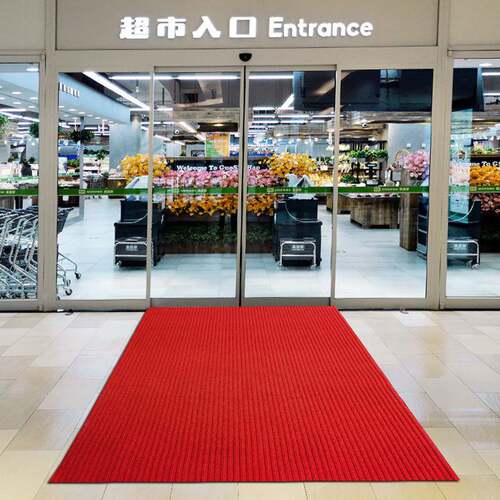MVB商用地长期冲洗防滑进门门厅吸水垫子垫开业门口红色大地垫毯