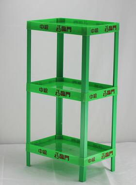 便店p展p塑料货利架展示架超市粮油架pv地c陈列架落架多层5025可