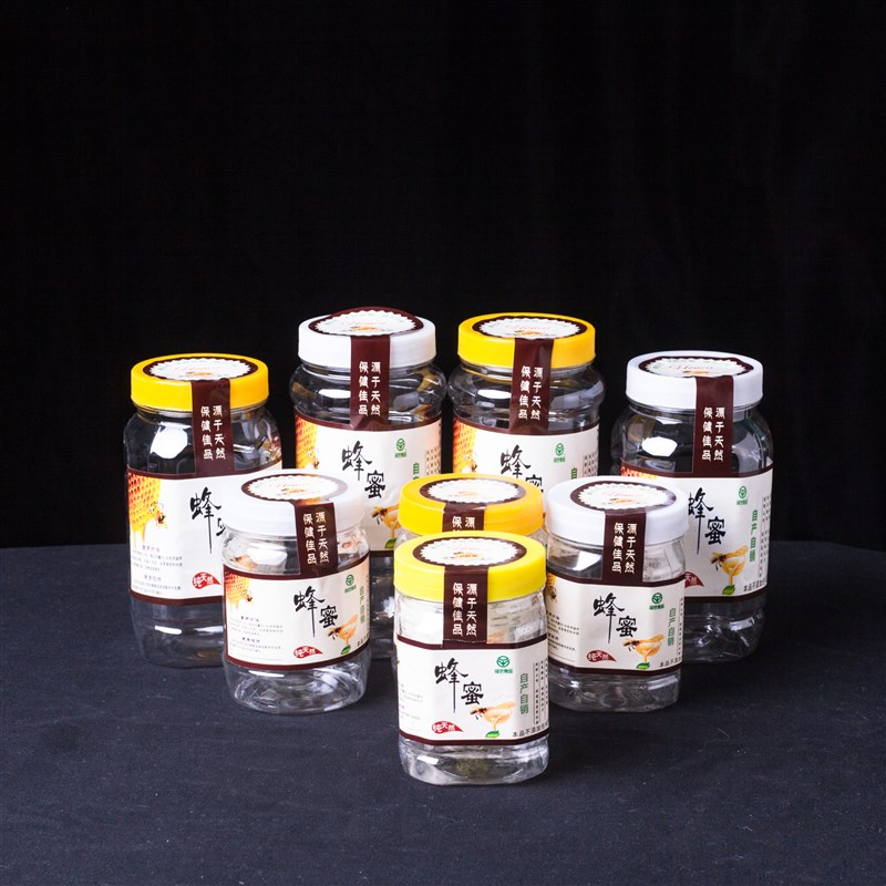1斤装蜂蜜瓶f子塑料瓶500g蜂糖瓶透明包装瓶 60个/箱包邮
