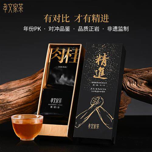 孝文家茶茗家会精进系列武夷岩茶肉桂茶正宗大红袍乌龙茶叶盒装