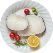 正关法国银鳕鱼中段1000克南极犬牙鱼宝宝专用进口海鲜冷冻深海鱼