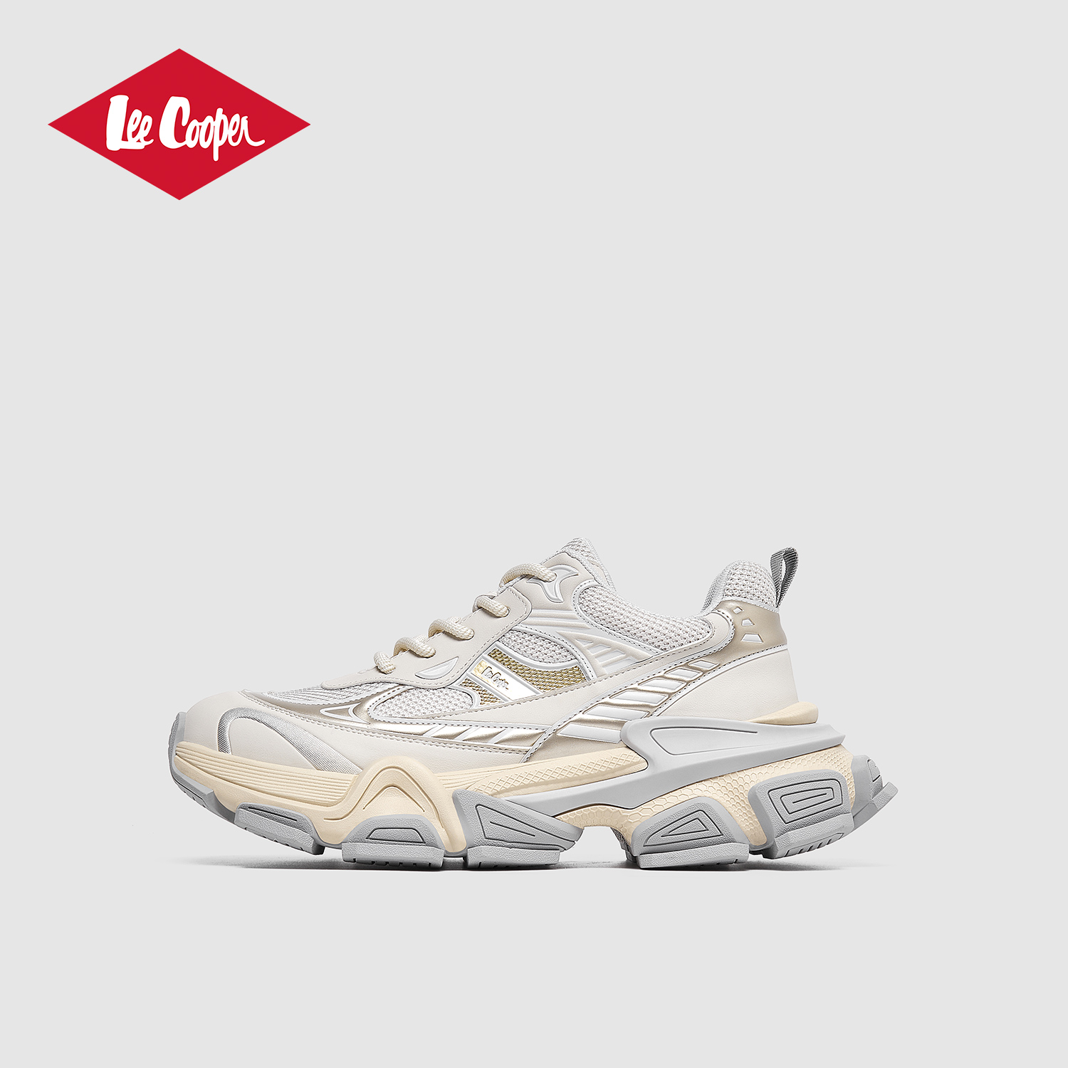 Lee Cooper厚底老爹鞋男款2025新款男士潮流休闲鞋增高轻便运动鞋