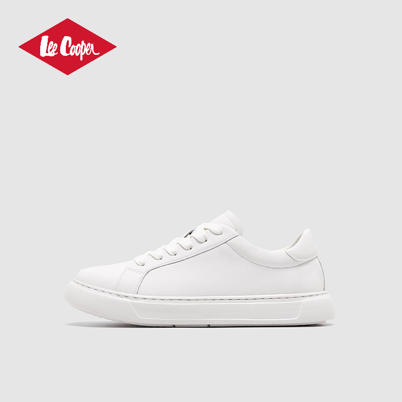 【孟子义代言品牌】Lee Cooper小白鞋男款厚底时尚板鞋春秋季新款