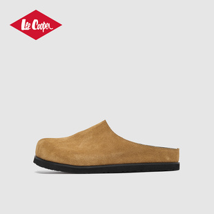 Lee Cooper全包勃肯拖鞋男款2026春季新款半拖休闲鞋一脚蹬平底鞋
