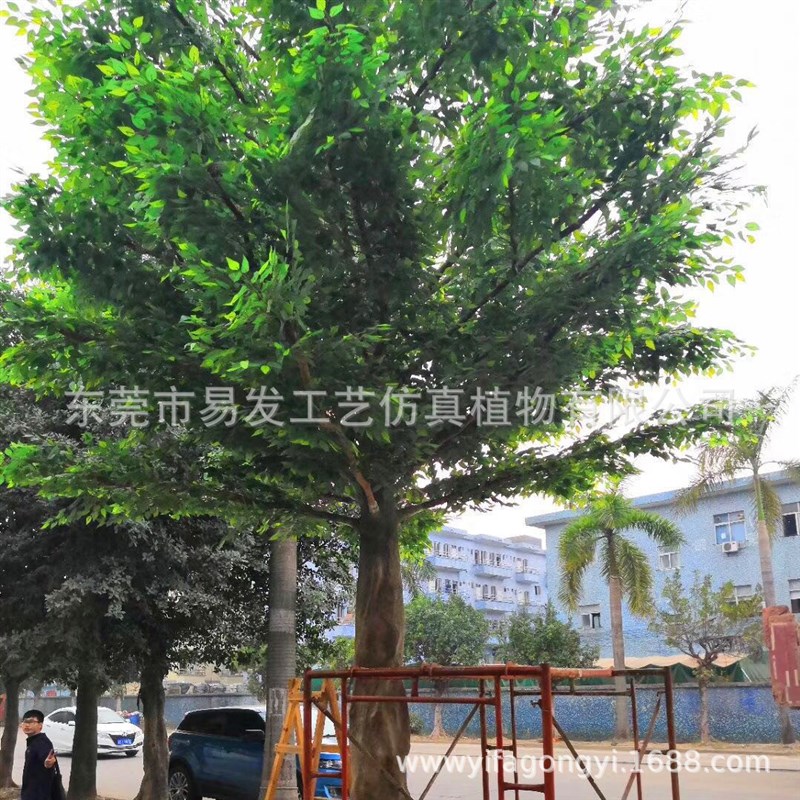 仿真榕树 仿真人造室内外布景装饰包柱榕树 大型公园景观假榕树