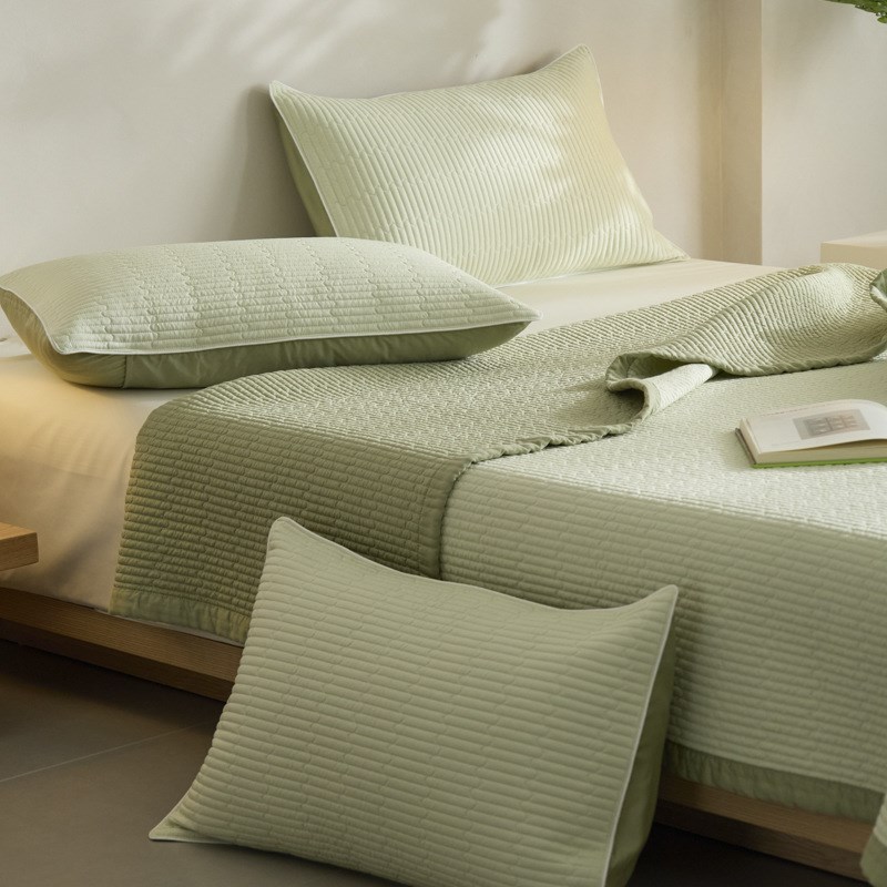 高端天丝床盖三件套榻榻米加厚宿舍垫单2024新款夏季丝滑冰丝凉感