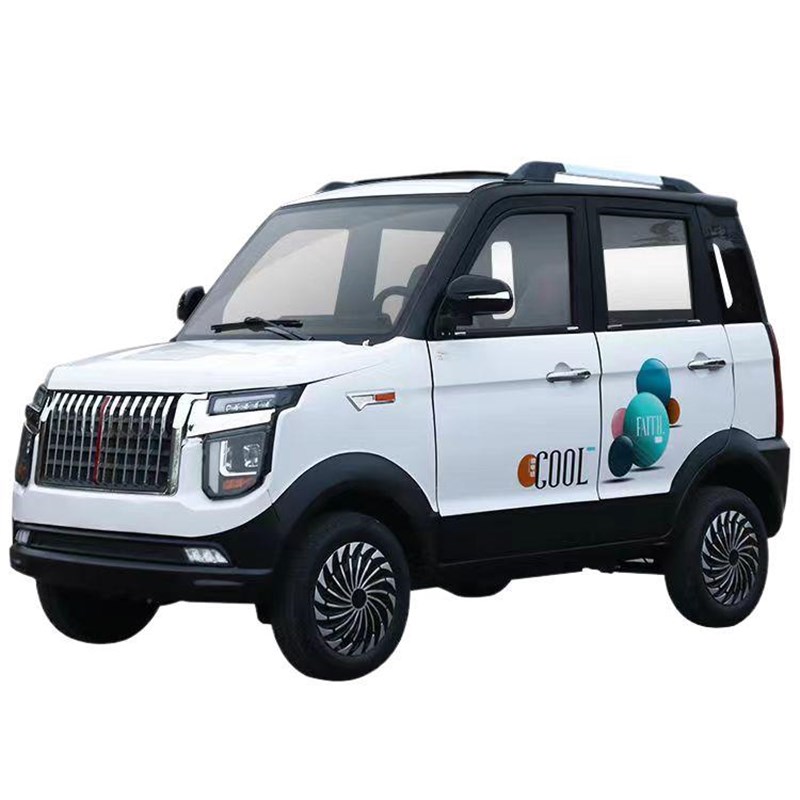 新款四轮车 家用女士接送孩子老头乐代步车新能源成年人4轮电动车