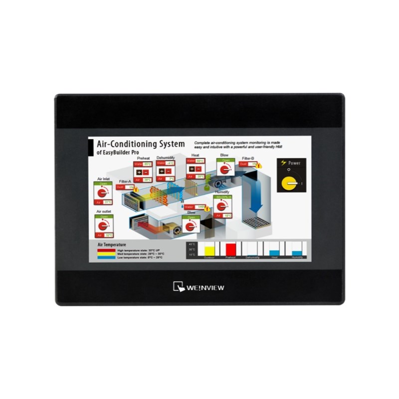 威纶通触摸屏TK6072IP搭载强大的双核CPU与PLC的联机抗干扰能力强