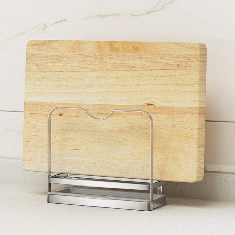 天台华莲304不锈钢厨房砧板架家用菜板收纳盒多用案板锅盖沥水整