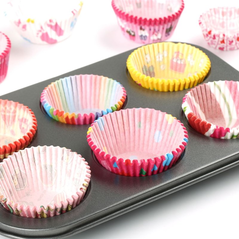 14cm耐高温雪媚娘圆形纸垫纸托 一次性印花防油纸托 蛋糕纸杯