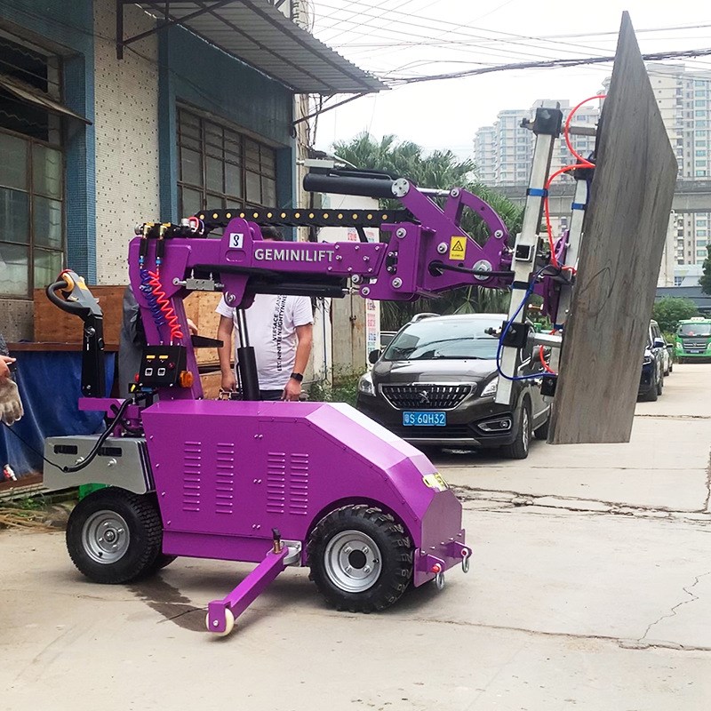 玻璃真空吸吊机电动真空吸盘吊具搬运旋转翻转安装机械手臂