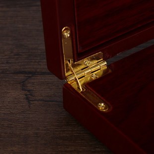 木质金银币奖章包装盒四件套微章盒奖牌盒礼品包装小物件收纳盒