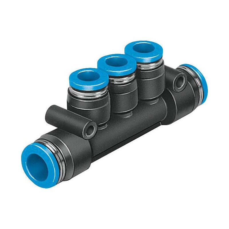 FESTO费斯托空压机气管快插接头QST-10-8不锈钢气动快速接头