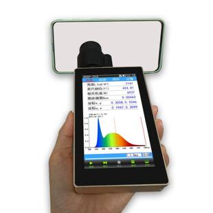 350L光谱彩色亮度计手机屏幕测试仪亮度光谱分析仪辐亮度测试