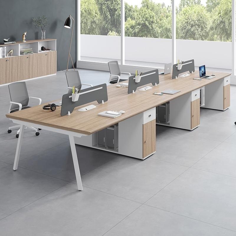 员工桌现代简约屏风卡座双人工位四人位财务桌办公桌职员桌椅组合,居家布艺,办公桌垫,淘宝优惠券,粉丝福利购,淘宝优惠卷