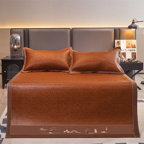 凉席藤席天然纯藤席子秋冬床垫冬夏两用夏季草席家用冰丝席