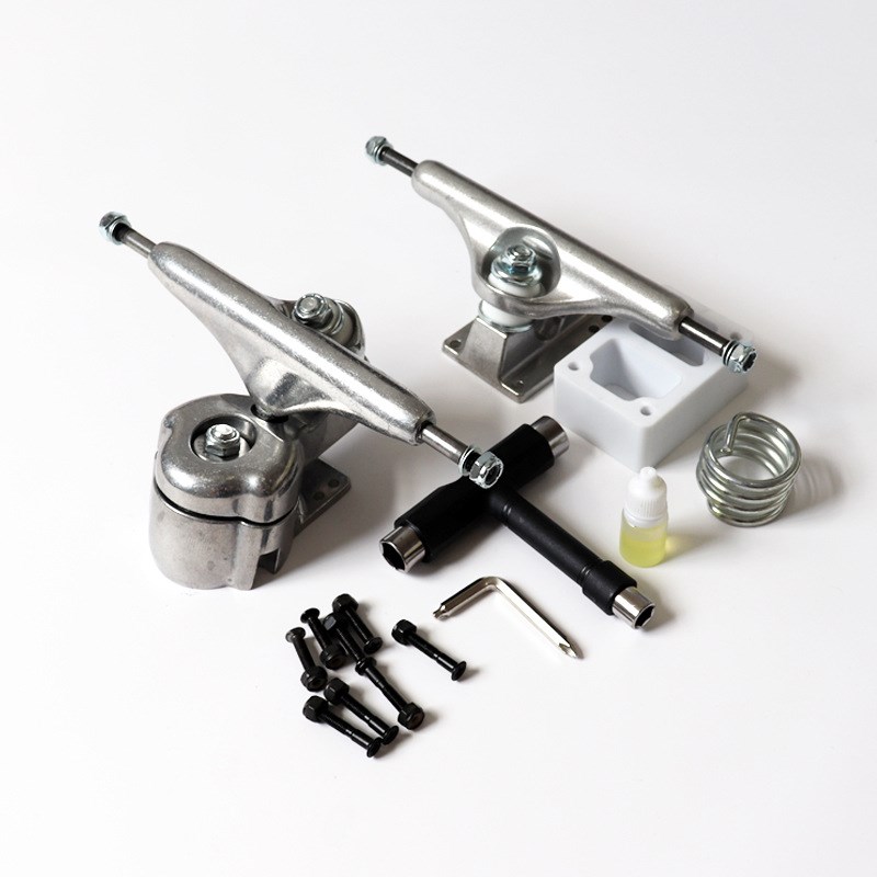 陆地冲浪板支架滑板桥S56弹簧转向前桥旋转适配器CX4底座无敌兔