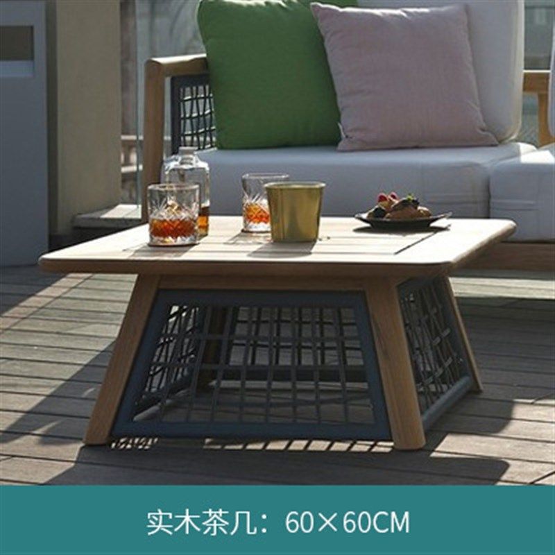 户外沙发名宿阳光房酒店别墅阳台样板房庭院室外实木柚木藤编沙发,住宅家具,户外沙发,淘宝优惠券,粉丝福利购,淘宝优惠卷