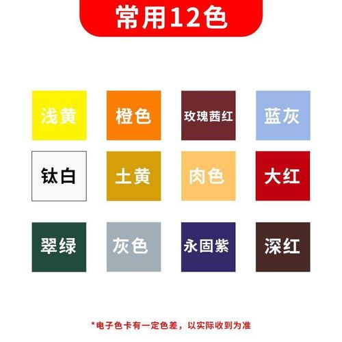 【处理】进口油画颜料50ml套装艺术家初学者新手油画颜料创作